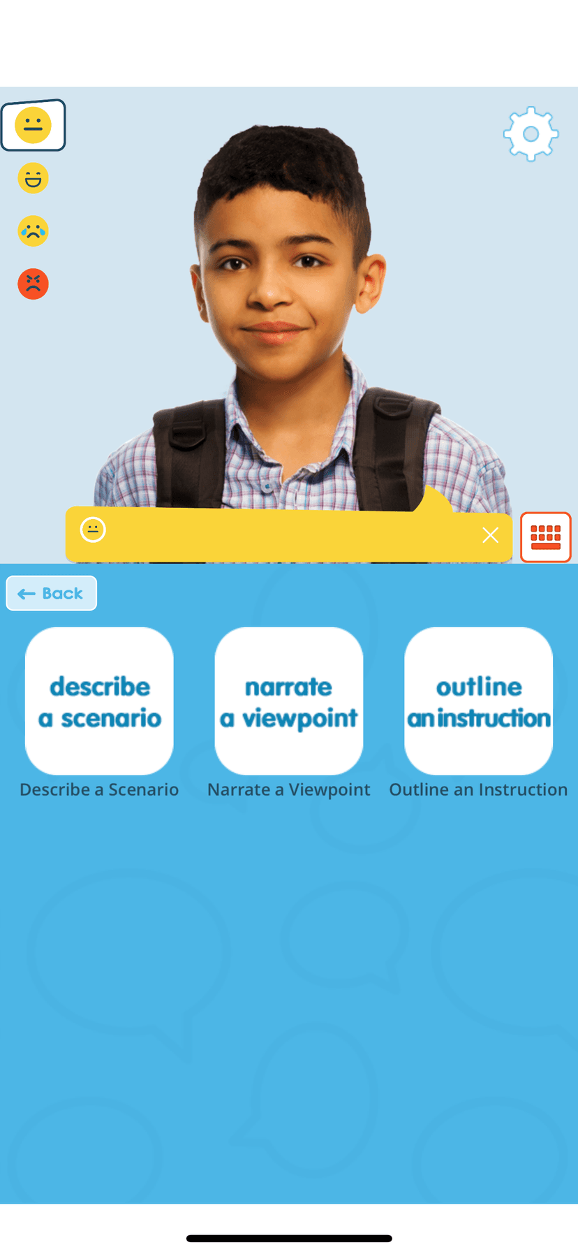 Video Stories templates: Describe a Scenario, Narrate a Viewpoint, Outline an Instruction