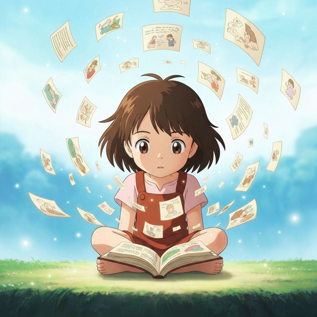 Child learning through immersive stories